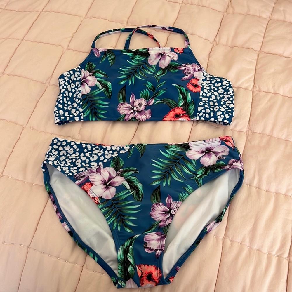 Girls Tropical Bikini 🌴